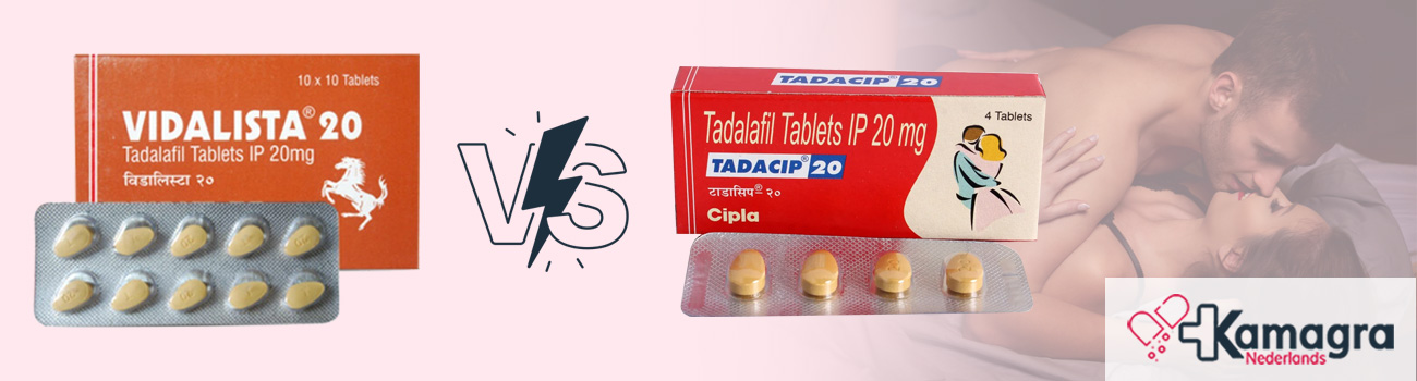 Vidalista 20 mg Vs Tadacip 20 mg